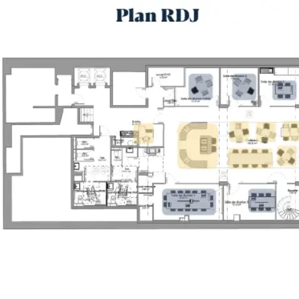 Espace indépendant 557 m² 76 postes Location bureau Rue de Berri Paris 75008 - photo 3