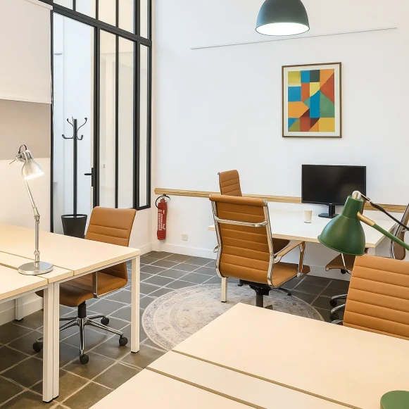 Bureau privé 40 m² 7 postes Location bureau Rue Martel Paris 75010 - photo 2