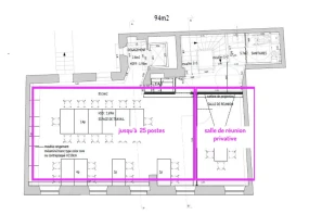 Bureau privé - 75002 - 25 postes - 9900€