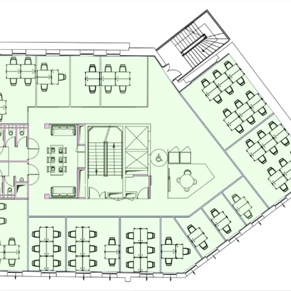 Bureau privé 389 m² 71 postes Location bureau Boulevard Malesherbes Paris 75008 - photo 7