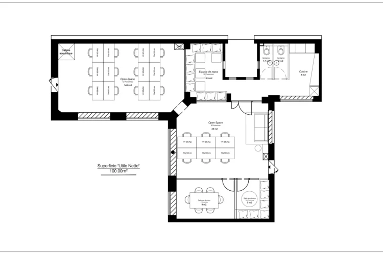 Espace indépendant - 75010 - 18 postes - 12100€