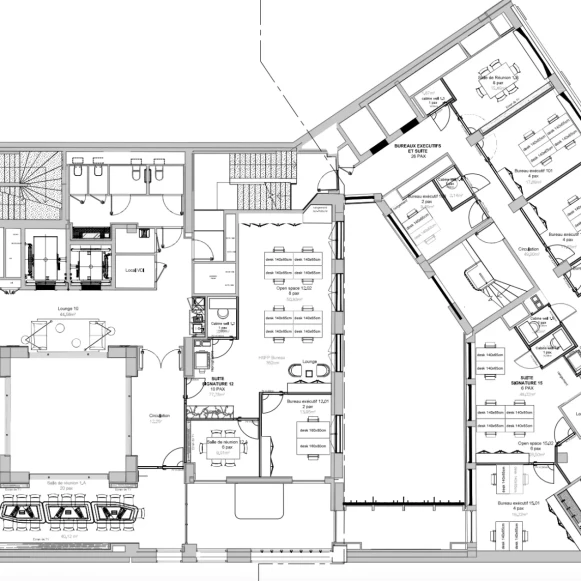 Bureau privé 15 m² 4 postes Location bureau Avenue de Messine Paris 75008 - photo 1